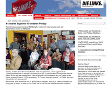 Tablet Screenshot of die-linke-suhl.de